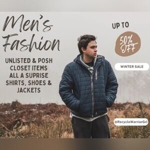 LIVE MEN'S Fashion : Unlisted‎ items Feb 12@12pm EST
